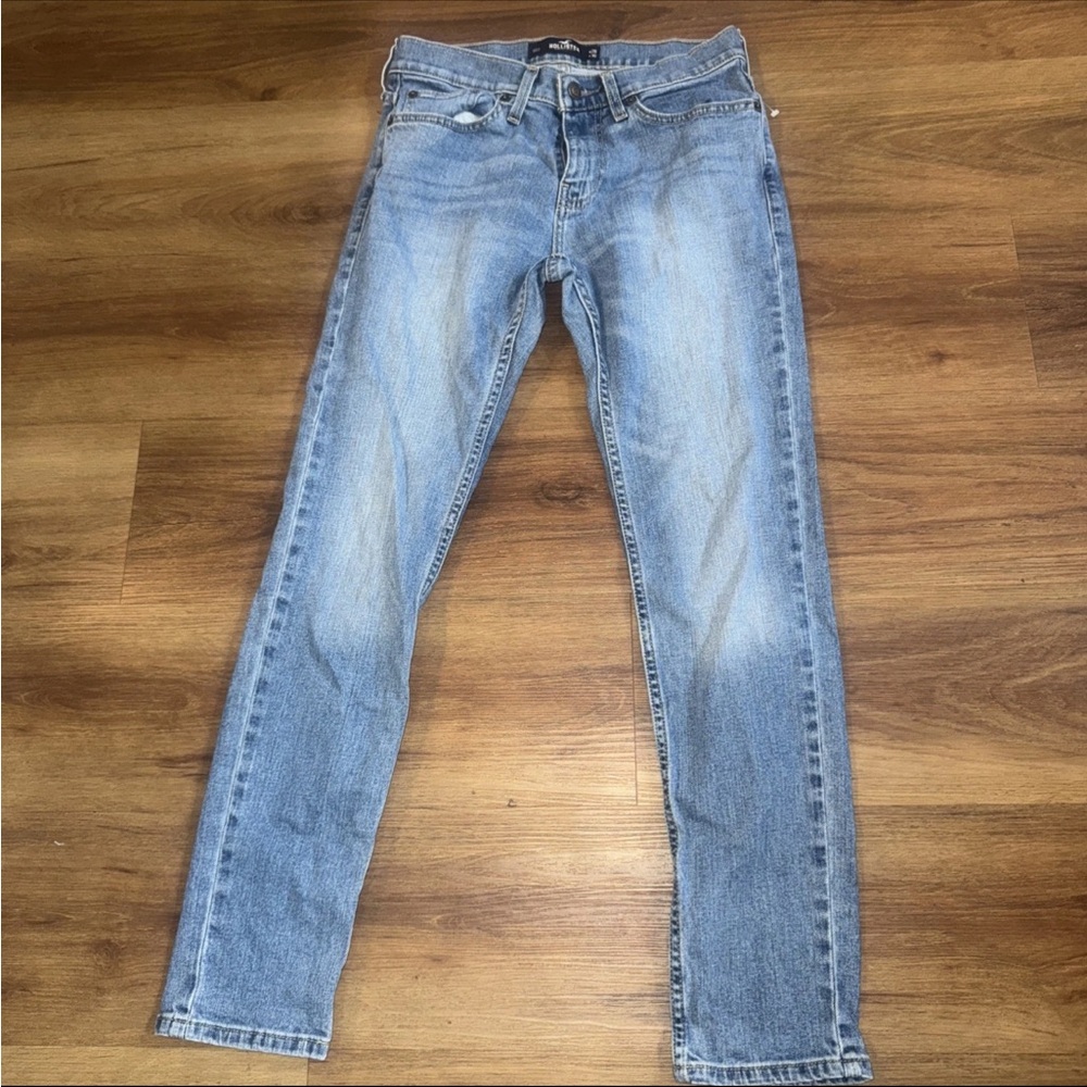 Hollister Men's Size 28 x 30 Blue Epic Flex skinny Jeans